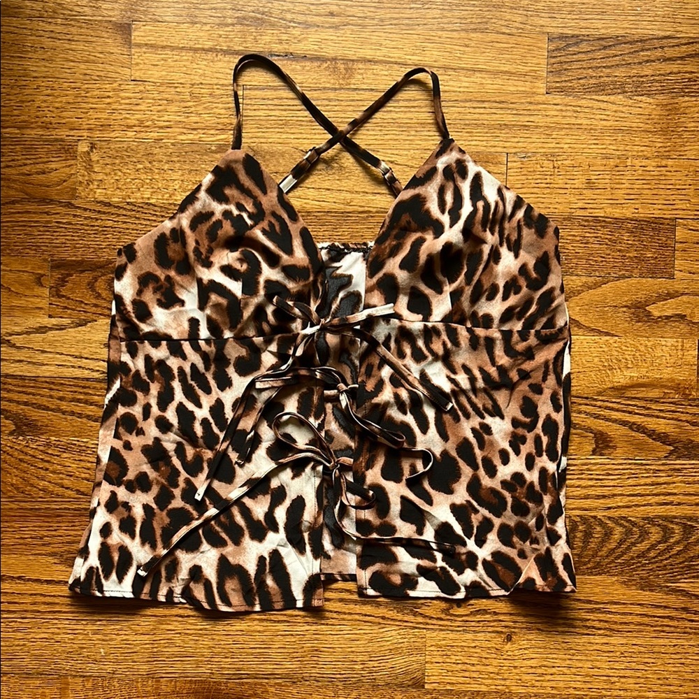 Leopard Print Women's Top